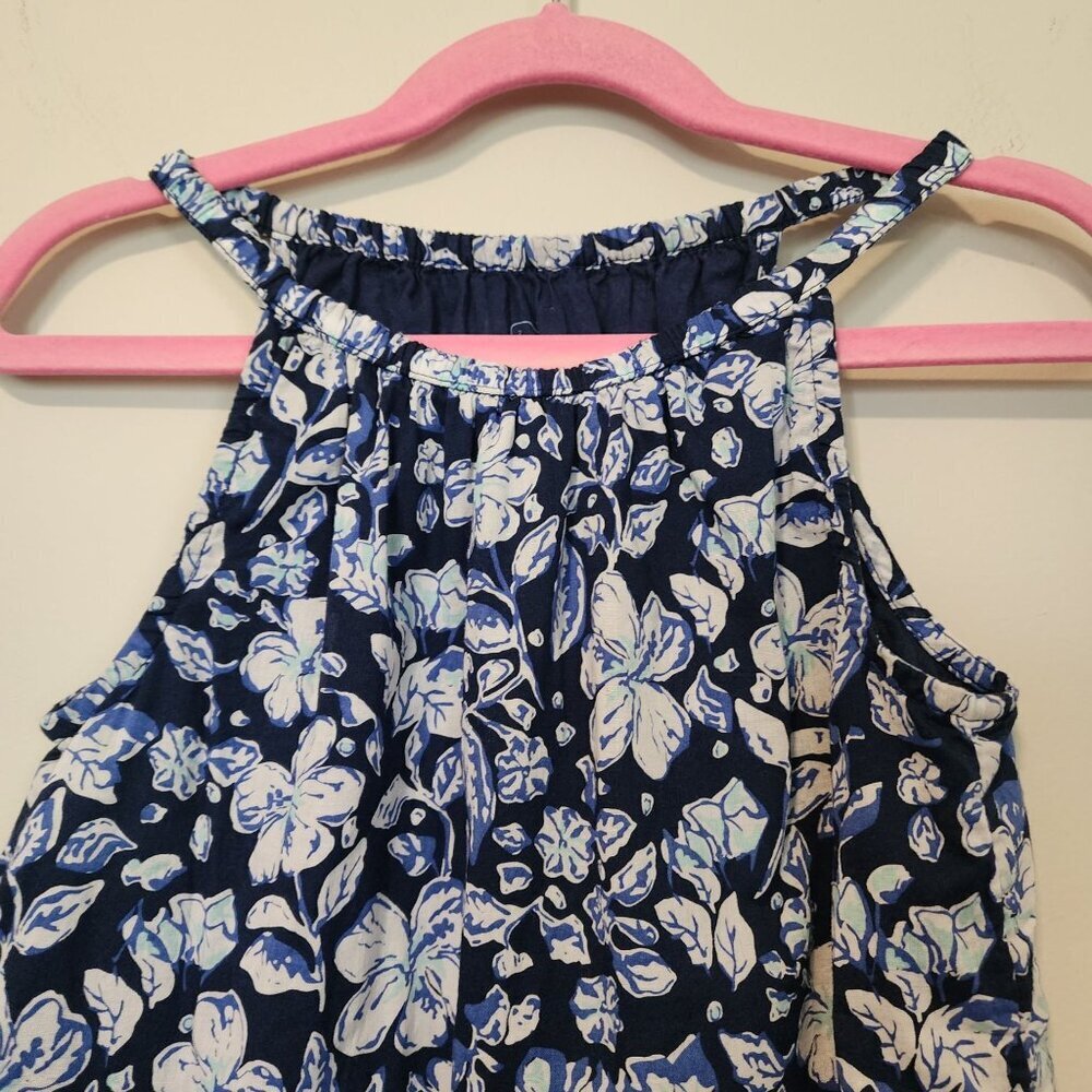 Vineyard Vines blue sundress sz S / 7-8 girls sleeveless - Picture 3 of 5